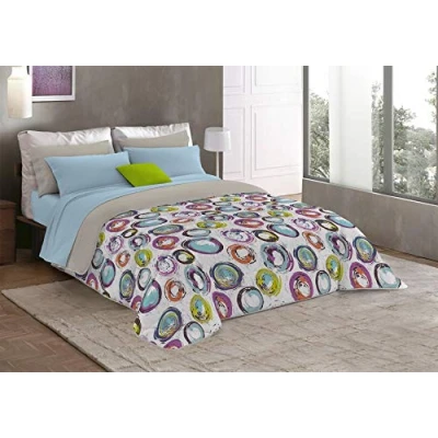 Imagen de MB HOME ITALY Colcha de invierno &quot;Fantasy&quot;, Cerchi Astratti, Doble
