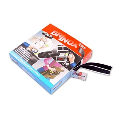 Imagen de Brinox B42420B Tira adhesiva de cierre por contacto (20 mm x 25 m) color blanco