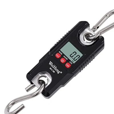 Imagen de TOPWAY Báscula de Grúa Digital, Capacidad Carga 300kg, Mini Bucle Electrónico LCD Equipaje Colgante Balanza Pesca Gancho Bolsillo Escala 833212