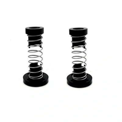 Imagen de Chiloskit tornillos para impresora 3D T8 POM, tuercas anticontragolpe (2 unidades, accesorios CNC), de plomo movimiento lineal (paso 2 mm 4 mm)