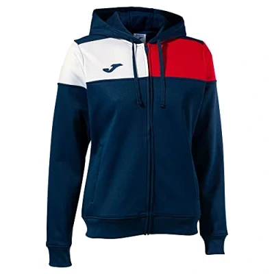 Imagen de Joma Chaqueta con capucha crew v marino rojo blanco