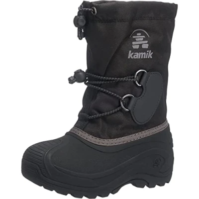 Imagen de Kamik Southpole4 Botas de Nieve Unisex Niños , Negro (Black Blk) 25 EU