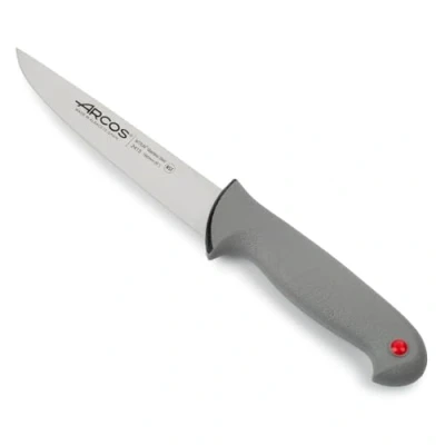 Imagen de Arcos Serie Colour Prof Cuchillo Carnicero Hoja de Acero Inoxidable NITRUM 160 mm Mango Polipropileno recubierto Elastómero Color gris