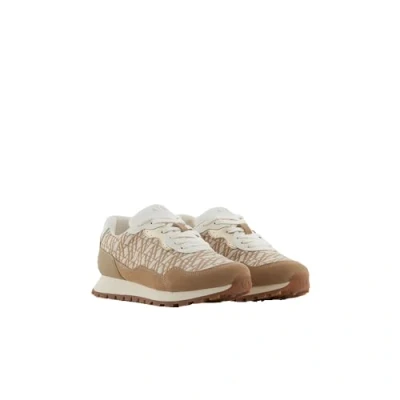 Imagen de Armani Exchange LACE UP Zapatillas, Mujer, Talla: 38, Wood grain/off white Zapatos