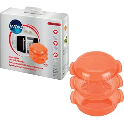 Imagen de Whirlpool STM006 Vaporera Redonda para microondas de color naranja (Naranja)
