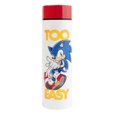 Imagen de Grupo Erik Botella agua acero inoxidable Sonic niños colegio 420ml o Termo café termica Frio/Calor de aislamiento doble pared regalos