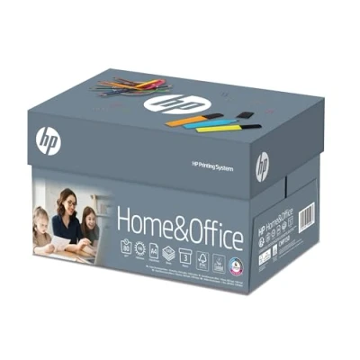 Imagen de HP Papel para impresora CHP150 Home y Office TrioBox: A4 80 g, 1500 hojas (3 x 500) de copia multiusos hogar oficina