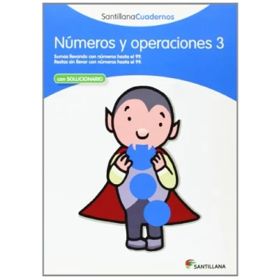 Imagen de NUMEROS Y OPERACIONES 3 SANTILLANA CUADERNOS