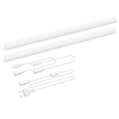 Imagen de ENUOTEK Lamparas Barra de Regleta Tiras Tubos LED 9W para Bajo Muebles Armario Cocina 573MM Longitud Una Lampara Luz Neutra 4000K Lot 2