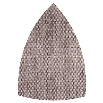 Imagen de Mirka Discos de lijado Abranet net delta para lijadoras triangulares 100x152x152 mm cierre adhesivo/grano P80 / 10 piezas/para lijar madera, masilla, barniz, plástico AE219F1080