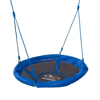 Imagen de HUDORA Nido de Columpio 90 Azul plástico para hasta 100kg Colgante 90cm diámetro Interior y Exterior
