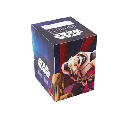 Imagen de Gamegenic Star Wars: Unlimited Soft Crate Ahsoka Tano/General Griev Impresión a Todo Color con Diseños Oficiales Caja para Mazos Caben 60 Cartas Doble Funda TCGs y LCGs