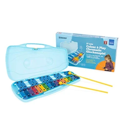 Imagen de Percussion Workshop Glockenspiel cromática con funda, 27 colores