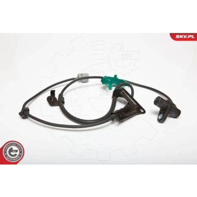 Imagen de ESEN SKV 06SKV195 Sensor de ABS Eje delantero 2polos 850mm 12V eléctrico gris oval Hembra