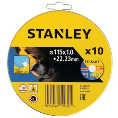 Imagen de 10 discos de corte INOX 115x1.0x22.23mm