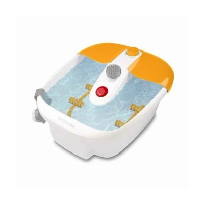 Imagen de medisana FS 883 Spa para pies con masaje de reflexología podal baño eléctrico, función calefacción agua, vibración, accesorios pedicura, y calentador