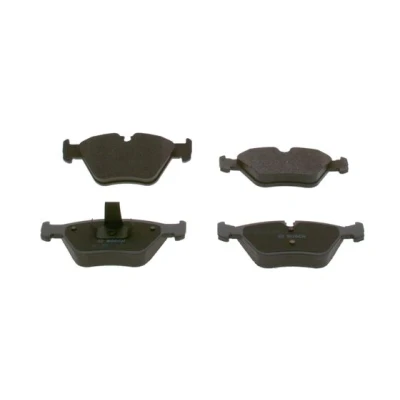 Imagen de BOSCH 0 986 424 767 Juego de pastillas freno Low Metallic con instrucciones montaje, Chapa antichirridos, clip émbolo BMW: 3 Coupé