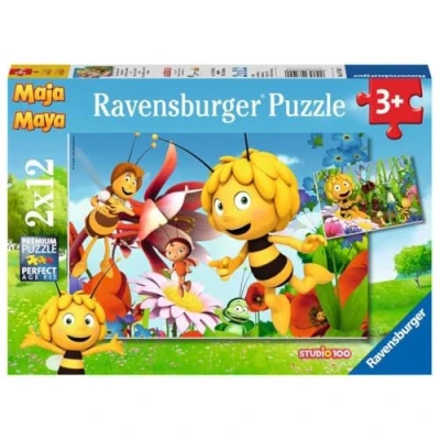 Imagen de Ravensburger Puzzle Abeja Maya, Pack de 2 x 12 piezas (75942)