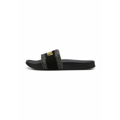 Imagen de Puma Leadcat Animal Flair Zapatos sin cordones, Mujer, Talla: 35.5, black/puma gold Fibra sintética