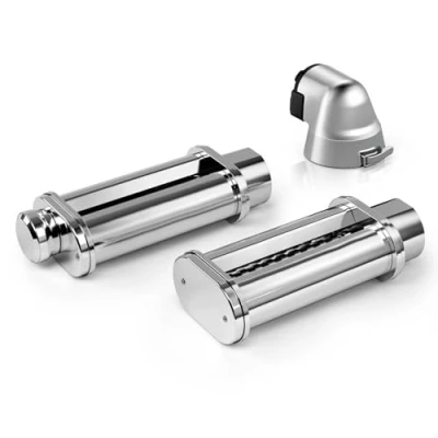 Imagen de Bosch Set PastaPassion, Accesorio para robot OptiMUM y Cookit, Acero, MUZ9PP1