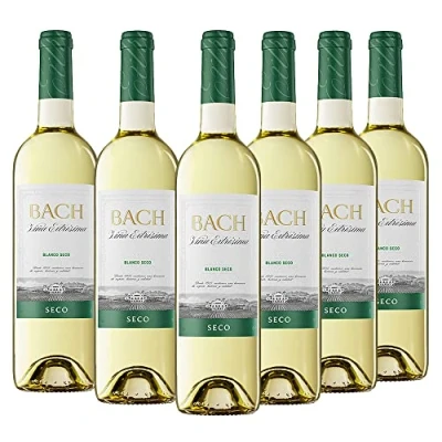 Imagen de BACH Viña Extrísima Vino Blanco Seco Caja 6 botellas 0,75 L