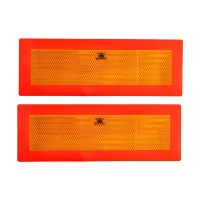 Imagen de Panel de advertencia/información con reflejo (juego, 2 uds.) CARGOPARTS CARGO AET5