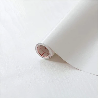 Imagen de d c fix vinilo adhesivo muebles madera blanca efecto autoadhesivo impermeable decorativo para cocina, armario, puerta, mesa papel pintado forrar rollo láminas 90 cm x 2,1 m
