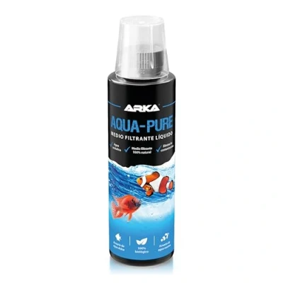 Imagen de MICROBE LIFT ARKA Aqua Pure Medio filtrante líquido con bacterias vivas para acuarios de Agua Dulce y Salada, Tratamiento del Agua, Multicolor, 236 ml (AQUA08US)