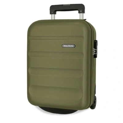 Imagen de ROLL ROAD Flex Maleta de Cabina Verde 30x44x20 cms Rígido 2,2 kgs Cierre combinación Lateral ABS 33L Equipaje Mano