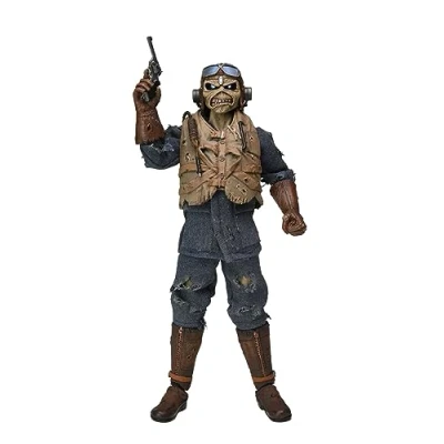 Imagen de NECA Figura de acción Iron Maiden 8 Pulgadas, plástico y poliéster, en Caja Regalo con Ventana.