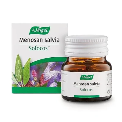 Imagen de A.Vogel Menosan Salvia Pastilla para Sudoración excesiva y sofocos en la menopausia 30 Comp