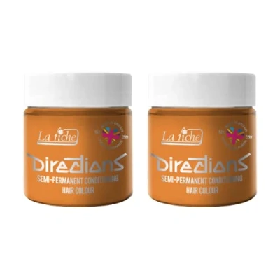 Imagen de 2 x La Riche Directions Semi Permanent Hair Color Bote de 100 ml (Apricot)