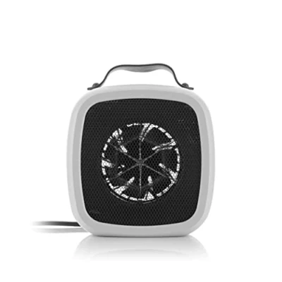 Imagen de InnovaGoods Mini Calefactor Eléctrico Portátil Bliwarm, Calentamiento Rápido 3s, Diseño Compacto y Ligero, Ahorro de Energía, Ideal para Espacios Pequeños, Gris Negro