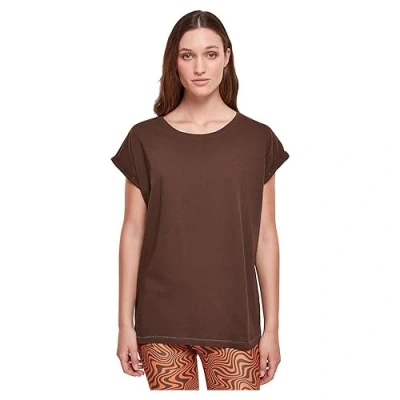 Imagen de Urban Classics Extended Shoulder Camiseta básica, Mujer, Talla: Medium, Brown