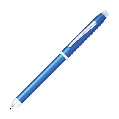 Imagen de Cross Tech3+ Bolígrafo multi funcional, color azul metalizado