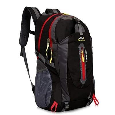 Imagen de Besrina mochila de senderismo, ligera, multifuncional, informal, resistente al agua, 40 L, camping, para ciclismo, viaje, escalada, deportes aire libre