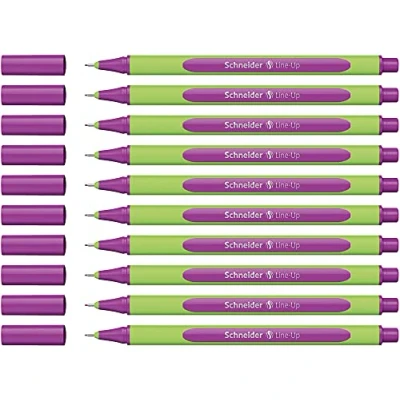 Imagen de Schneider Fineliner Line de Up, 0,4 mm, Electric Purple, 10 unidades)