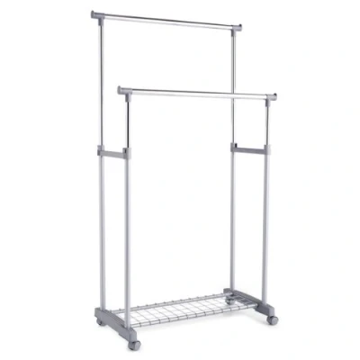 Imagen de Zeller 17151 Perchero con Ruedas (2 Barras, 83 x 43 93,5 170 cm)
