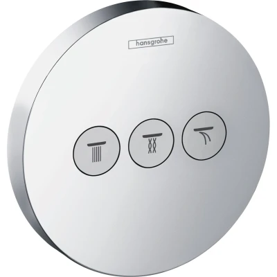 Imagen de Hansgrohe 15745000 ShowerSelect S, válvula empotrada, cromo, 3 salidas