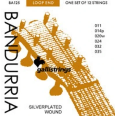 Imagen de Cuerdas BANDURRIA Galli (BA125) (Juego Completo) Dobles
