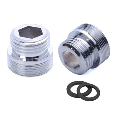 Imagen de HATOOLHA® adaptador de grifo, latón macho NPT rosca, aireador para conectar G1/2 &quot;Adaptador manguera agua jardín Filtro (M20 G1/2&quot;)