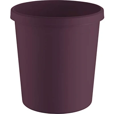 Imagen de helit H6405825 Papelera &quot;The Green German&quot;, 18 litros, de plástico reciclado con certificado Blauer Engel (1 unidad), color rojo burdeos
