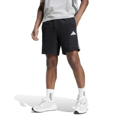 Imagen de adidas Hombre Essential Three Stripes French Terry Short, Black/White, 4XL