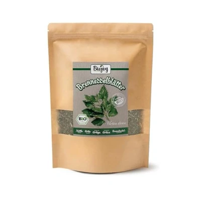 Imagen de Biojoy Hojas de Ortiga secas Ecológicas (250 g), cortadas, ideales para infusión (Urtica dioica)
