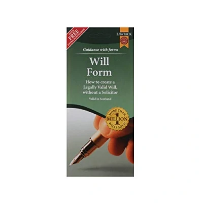 Imagen de Last Will &amp; Testament Form Pack: How to Create a Legally Valid Will, without Solicitor in Scotland