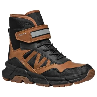 Imagen de Geox Flexyper PLUS BOY Botas para la nieve niños, Talla: 37, Tobacco/black Zapatos