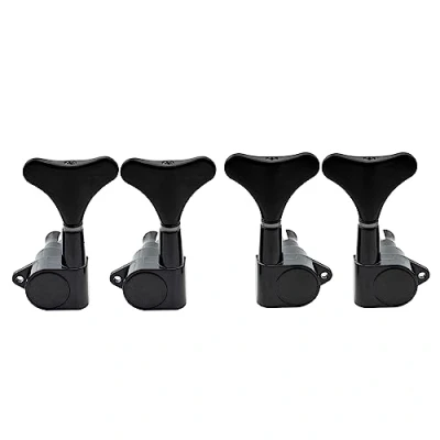 Imagen de Musiclily 2L2R Bajo Clavijas de Afinación Clavijero Repuesto para 4 Cuerdas Ibanez Style Eléctrico, Negro