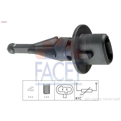 Imagen de FACET 10.4010 Sensores sin estribo de sujeción Made in Italy OE Equivalent TOYOTA: Land Cruiser Prado 120, 90, Supra IV, MAZDA: 5