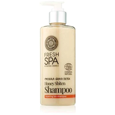 Imagen de Natura Siberica Champú Honey Sbiten, Reparador 300 ml