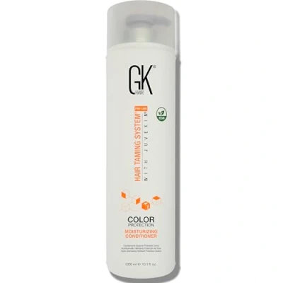 Imagen de GK Hair Global Keratin Moisturizing Conditioner (1000ml / 33.8 Fl Oz) para Cabello Seco, Dañado, Teñido, Encrespado, Libre de Sulfatos Orgánicos y Parabenos, la limpieza hebras normales